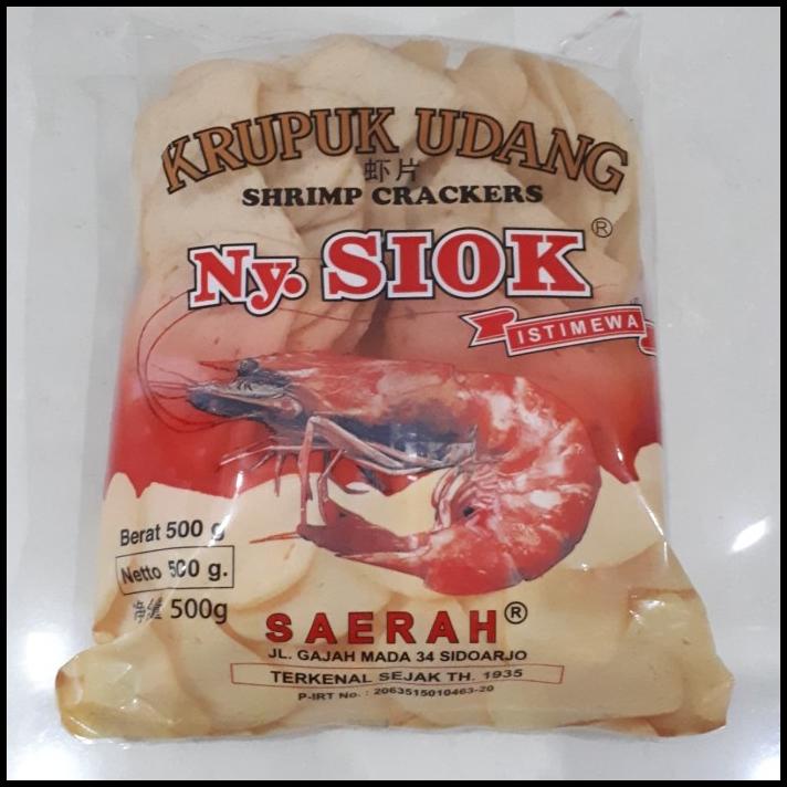 

Kerupuk Udang Ny Siok 500gr
