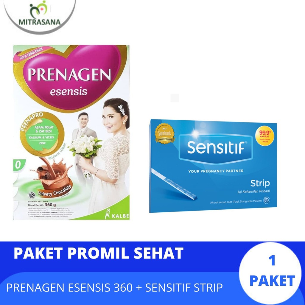 

Paket Promil Sehat (Prenagen Esensis 360 + Sensitif Strip)