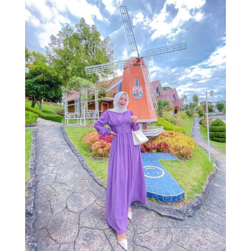 ZAHRA DRES LEBARAN / LONGDRES / DRES LEBARAN / DRES LILAC /DRES VIRAL/DRES JUMBO / DRES COUPLE IBU D