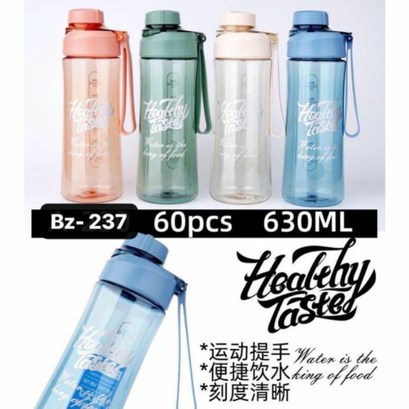 ￼Botol Minum Healthy Taste 630ml - Botol Minum viral Healthy Taste BZ-237