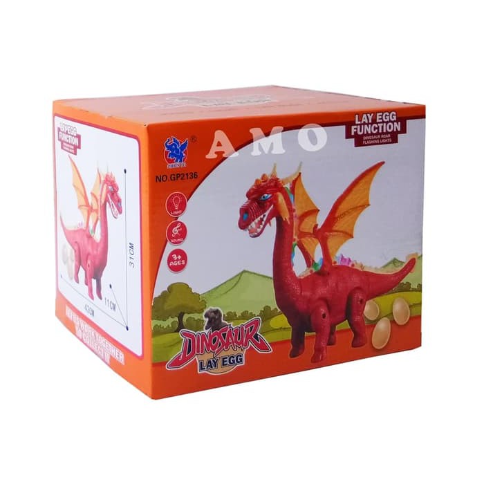 Mainan Anak Hewan Dinosaurus Lay Egg Telur Hewan Animal Edukasi Anak Cowok Laki-Laki