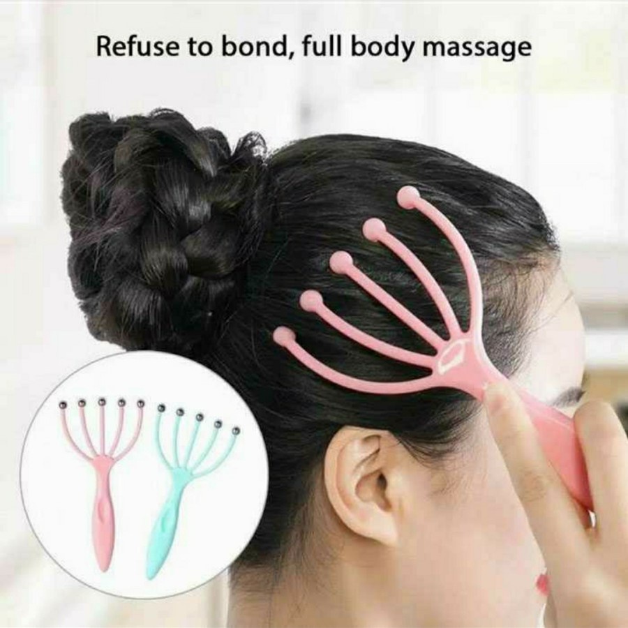 Alat Pijat Kepala Terapi Kepala Dan Badan Alat Refleksi Kepala Pemijat Kepala Head Spa Massager