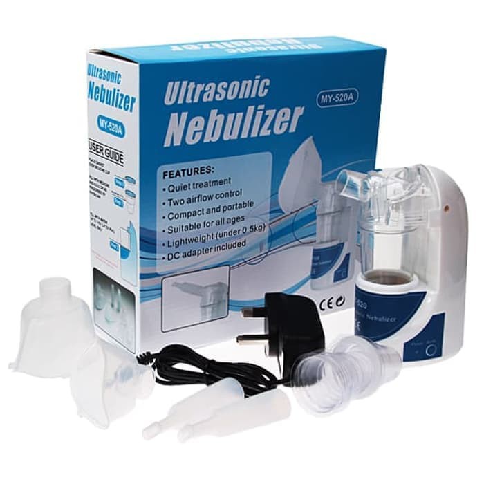 [Gratis Ongkir] Nebulizer Mini Portable Ultrasonic Alat Uap Asma Pernapasan Anak Dewasa