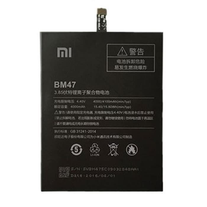 Batre xiaomi Redmi 4x original 100% baterai battre battery BM47 TOP! Terjangkau