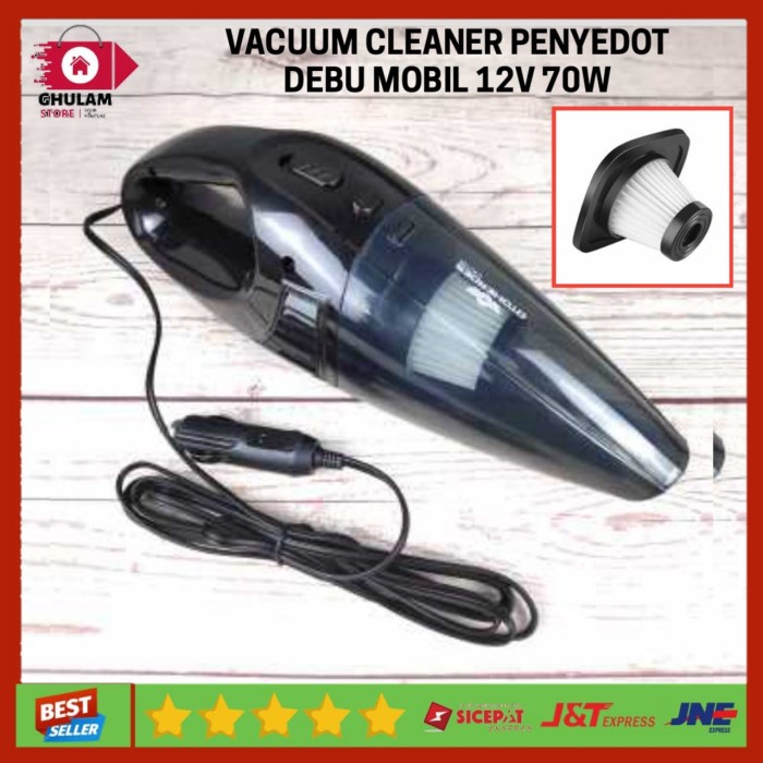 Vakum Vacuum Cleaner Mobil Penyedot Debu Pembersih Mobil 12V 70W