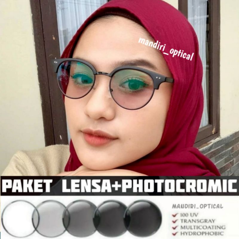 Frame kacamata wanita | (paket frame lensa photocromic) | gratis lensa minus | kacamata photocromic | kacamata minus | gratis lensa antiradiasi | kacamata 5165 | kacamata Antiradiasi