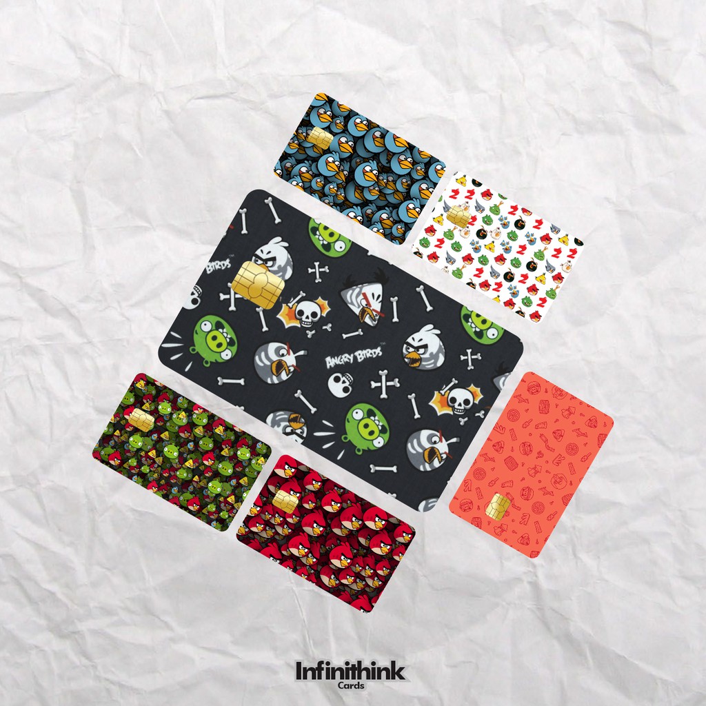 ANGRY BIRD SERIES | GARSKIN / STIKER / SKIN KARTU ATM (DEBIT / CREDIT / ETOLL / FLAZZ)