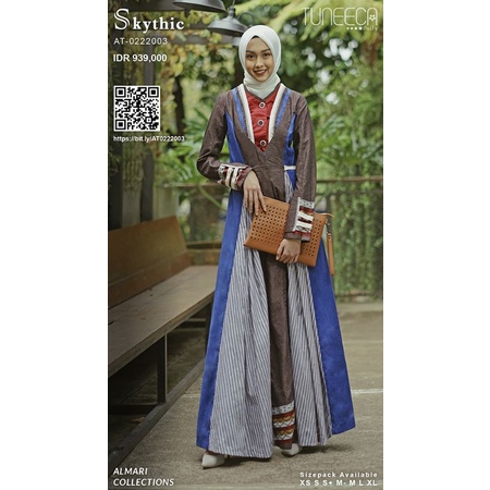 Almari Tuneeca AT-0222003 Arcadia Diskon Sale Promo Gamis Long Dress