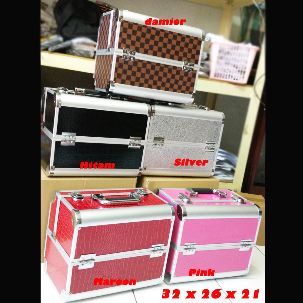 Box Kosmetik Beauty Case Kotak Make Up Tempat Make Up Kotak Rias