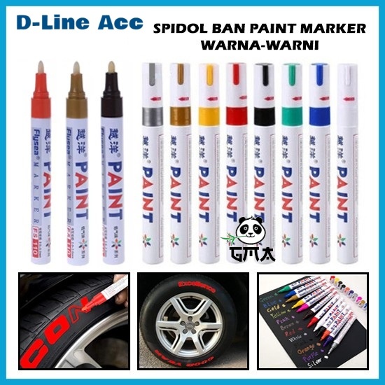 Jual Spidol Ban Toyo Paint Marker Cat Pulpen Warna Ban Mobil Motor