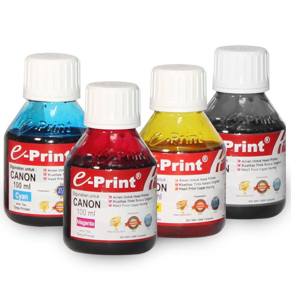 E-PRINT TINTA CANON 100ML SUDAH DENGAN SUNTIK / TINTA ISI ULANG BOTOL