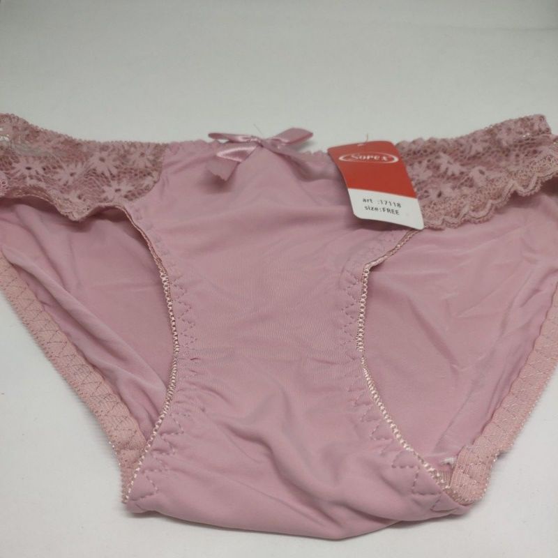 Sorex Bra Set (BH+CD) 17118 cup 3/4 setara B-C,  busa,  kawat kait 3 (36-42)