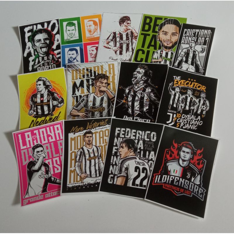 Jual Sticker Pack Player Juventus Cartoon | Shopee Indonesia
