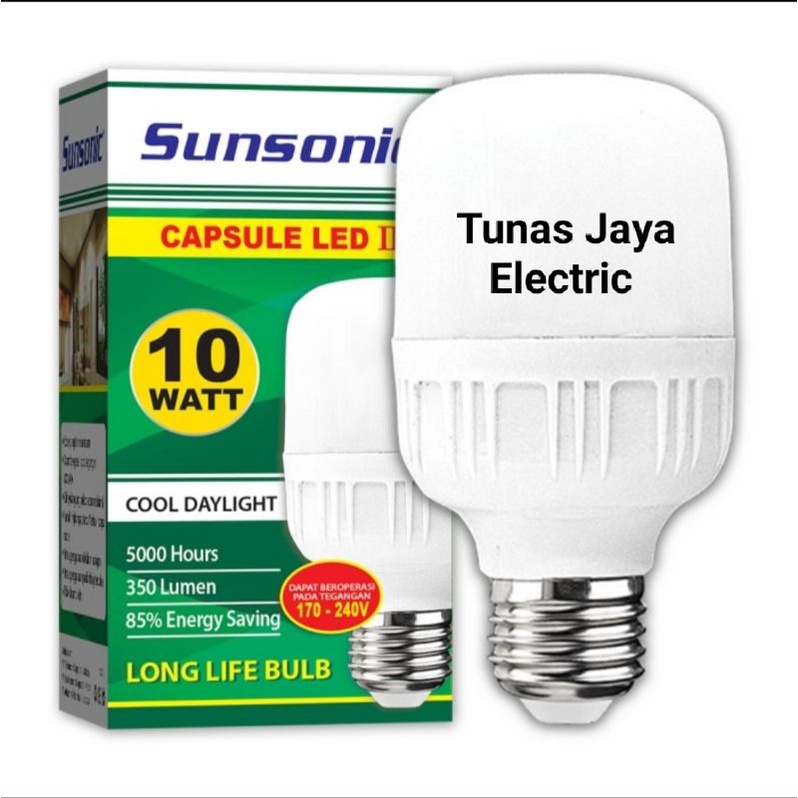 Bohlam Lampu LED Capsule 10 Watt SUNSONIC