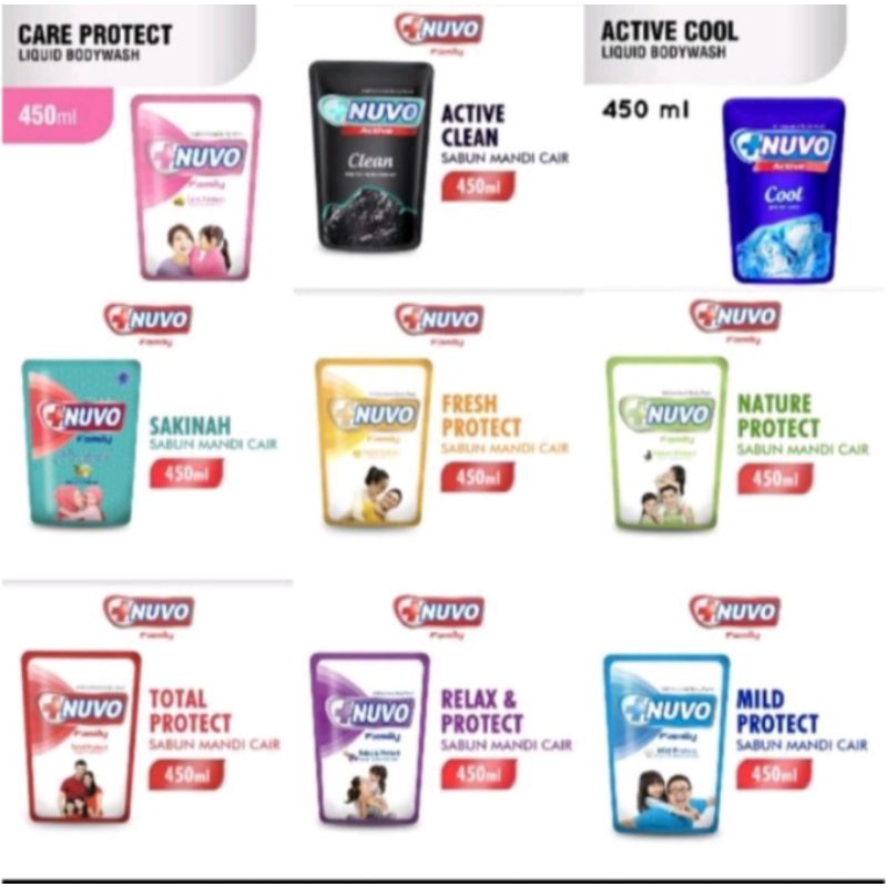 Nuvo Sabun Cair 450 ml