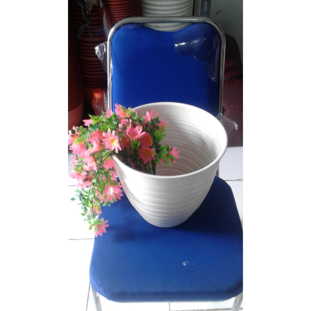 Ori BJP Pot Tawon Putih Tinggi PIRUS 21cm Pot TIRUS 21cm Pot Tawon PIRUS 21 cm Putih TIRUS 21 cm OK