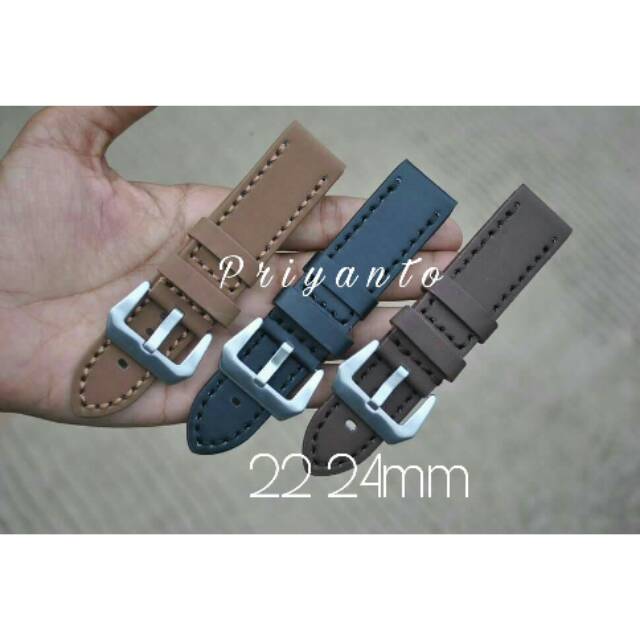 Strap Tali Jam Tangan kulit 22 24mm Tali kulit 22 24mm Strap kulit 22-24 mm