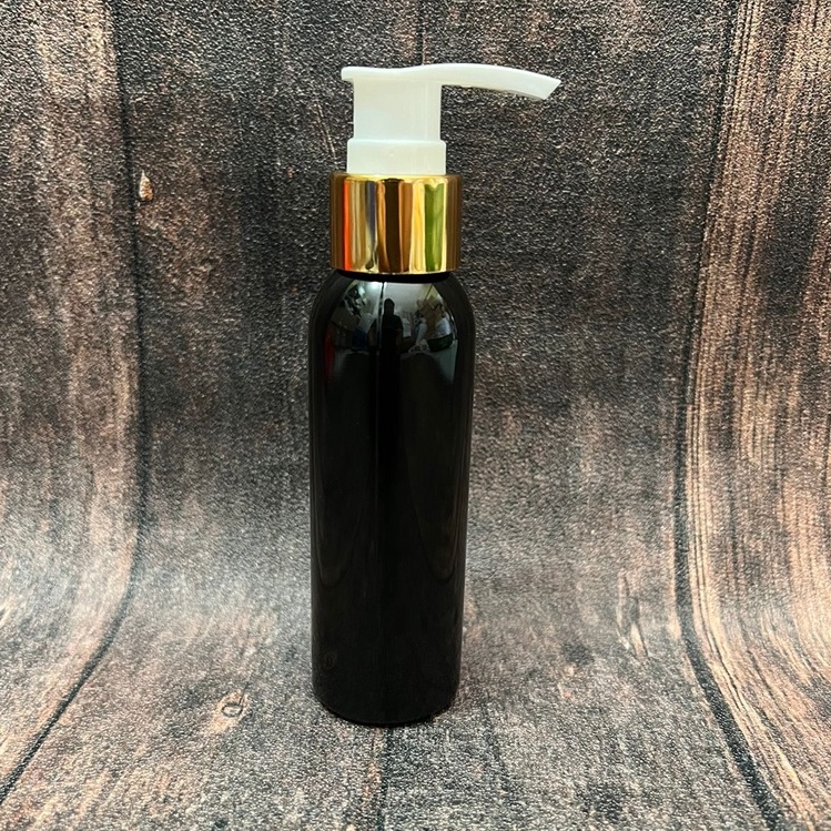 Botol Hitam 100ml / 100 ml - PUMP GOLD