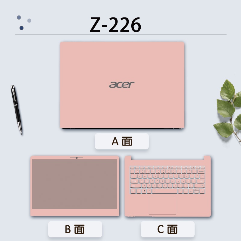 Acer Legend Young Sticker SWIFT 3 SWIFT 5  AN515  A315 SF314 A515-45 Extraordinary S3pro Solid Color Protective Film Ink Dance Ex214 / Ex215 Notebook Legend X Simple Film Shadow Knight Dragon / Engine 15.6 Inch Full Set