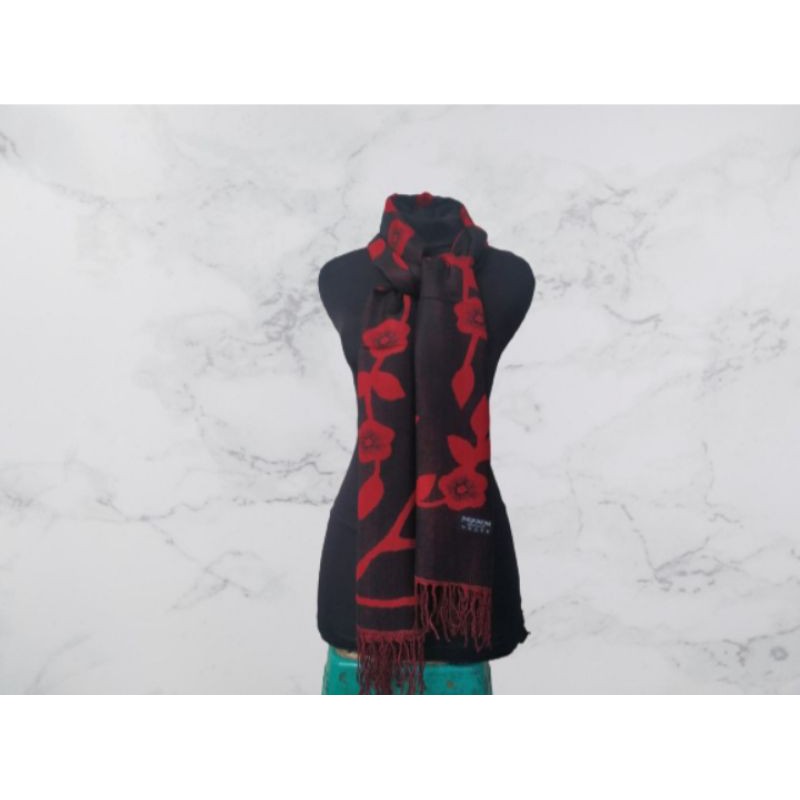 SYAL MOTIP BUNGA RANTAI//SCARF MOTIP BUNGA//PHASMINA MOTIP BUNGA