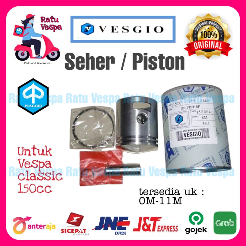 Seher Piston Vespa VESGIO 0M,1M,2M,3M,4M,5M,6M,7M,8M,9M,10M,11M,12M