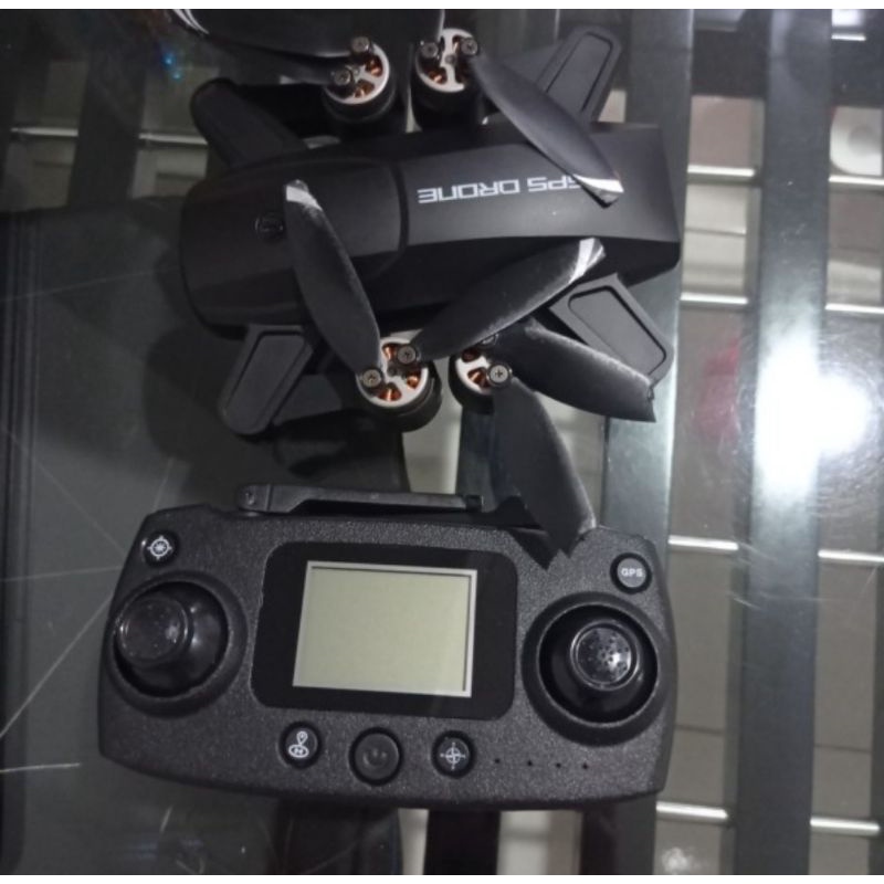 Foldable Drone Wifi GPS - Black