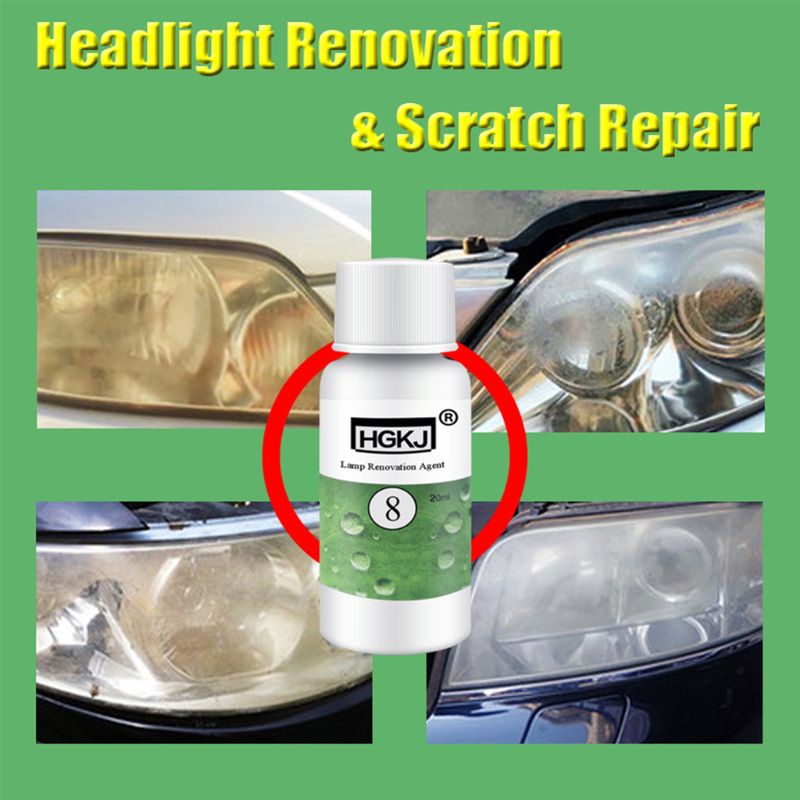 Cairan Pemutih Lampu Kendaraan Lens Restoration Headlight Brightener Lamp Renovation Agent 50ml