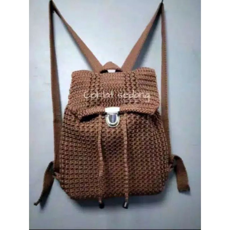 TAS RAJUT RANSEL MILENIAL SOLID COLLOUR RC