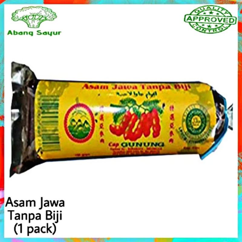 

Asam Jawa Tanpa Biji Cap Gunung 150gr