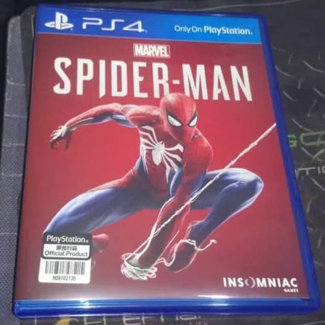 Kaset PS4 MARVEL SPIDERMAN SPIDER-MAN REG 3 DLC MASIH ADA