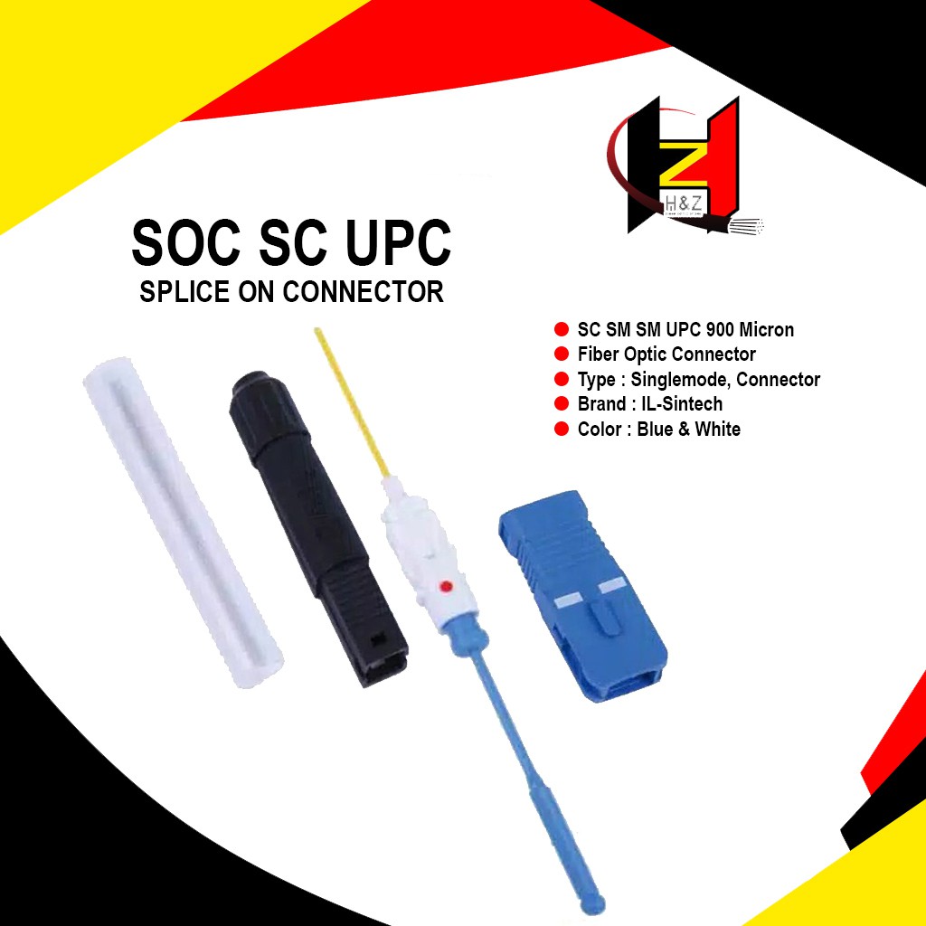 SOC Swift / Splice on Connector SC UPC Swift Fiber Optik FTTH