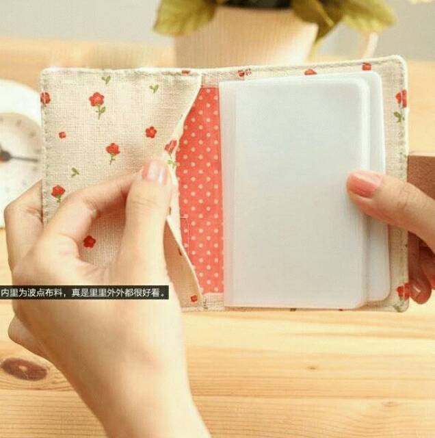 Dompet kartu flower/ case card holder lifestyle