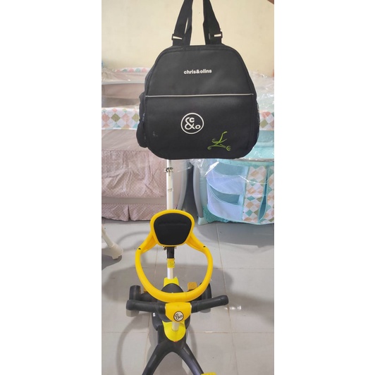 Chris Olins Trip / Stroller Traveller / Trike Kereta Dorong Anak Rider HY-000 - Yellow