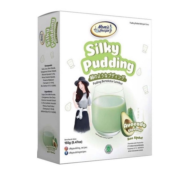 

(BAHAN PUDING) SILKY PUDDING AVOCADO FLAVOUR 155GR