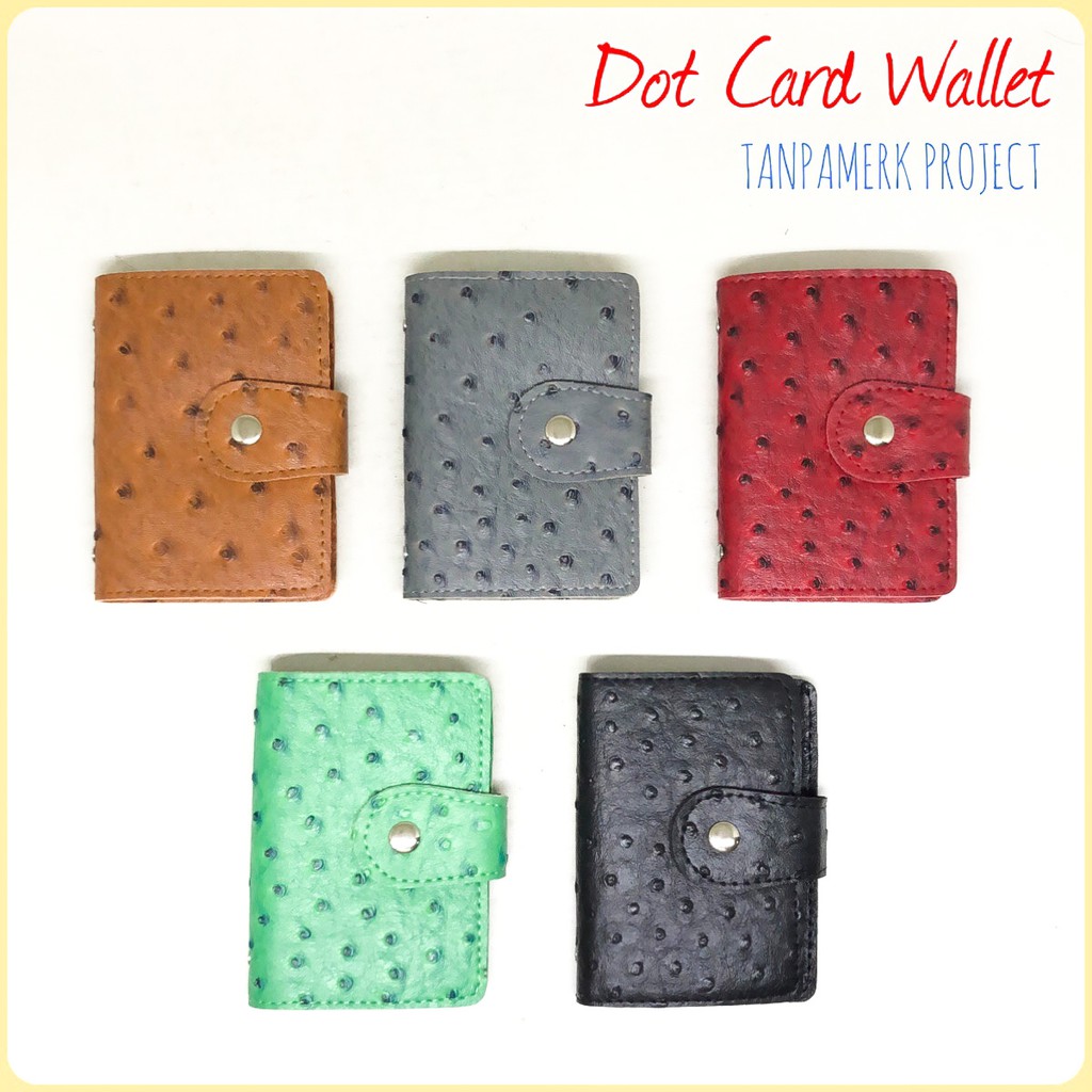 dompet original TanpaMerk dot card wallet dompet kartu dompet card murah