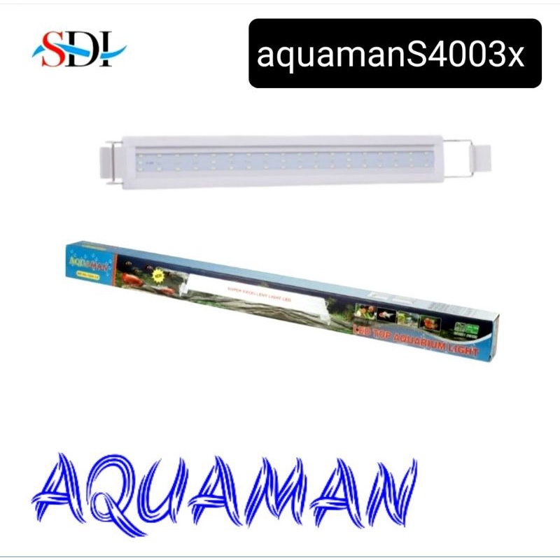 AQUAMAN WP S400 3X LAMPU LED AQUARIUM AQUASCAPE