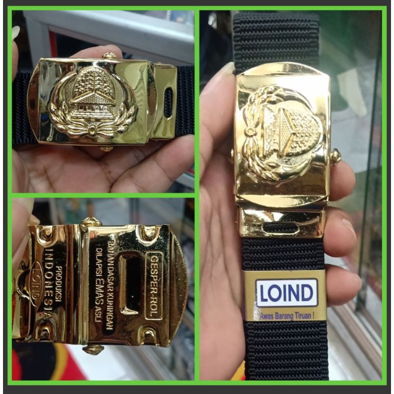 SABUK KORPRI POLOS/ GESPER KORPRI/IKAT PINGGANG KORPRI/SABUK/ IKAT PINGGANG/GESPER
