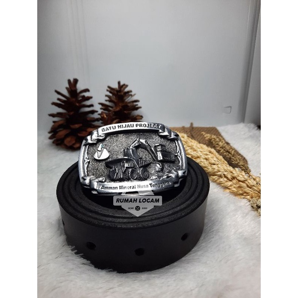 KEPALA SABUK TAMBANG IKAT PINGGANG / BELT BUCKLE PT AMMAN MINERAL