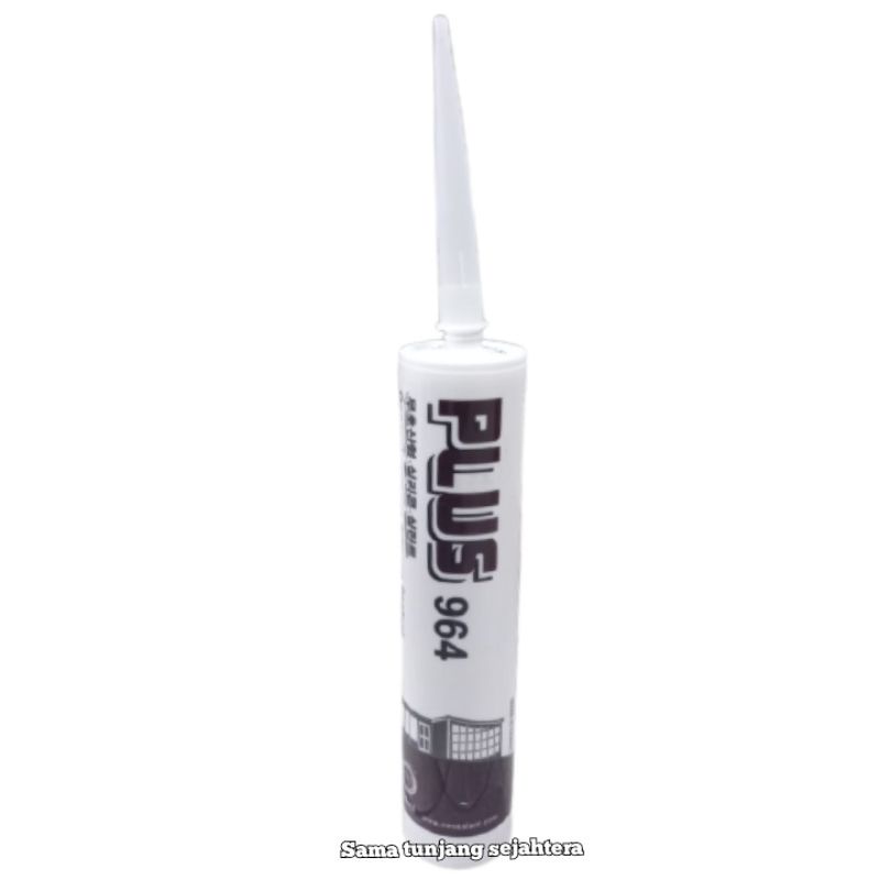 

SILICONE PLUS 964 NETRAL WHITE / LEM KACA SHINWOO SEALANT 964 PLUS