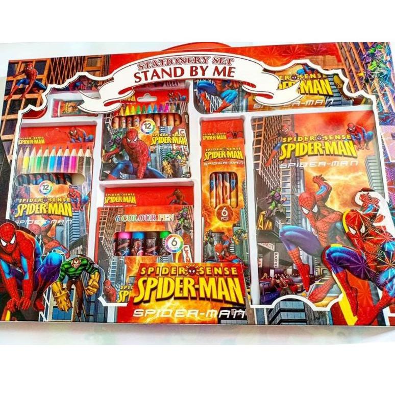 

ZZZ Alat tulis set / Alat gambar set Pony / Unicorn / Spiderman / Cars / Frozen / dll lengkap➺☠ (Readystock)Ready stok ➺