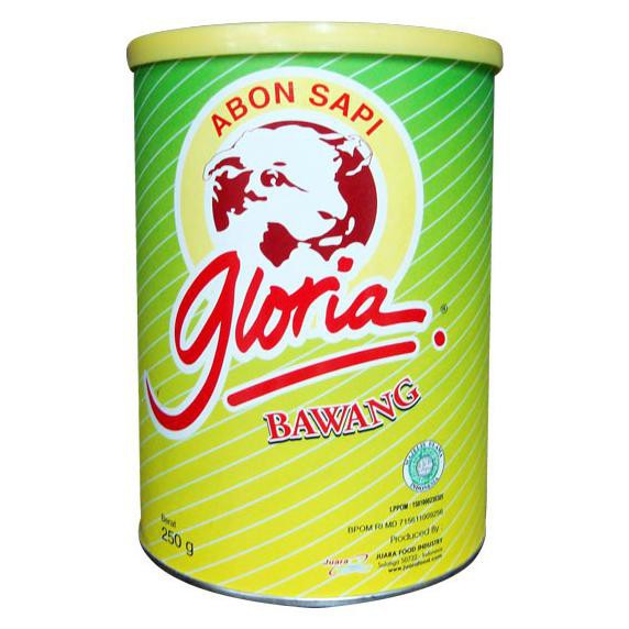 

BISA BAYAR DITEMPAT Gloria Abon Sapi Bawang 250 Gr TERLENGKAP Kode 1005