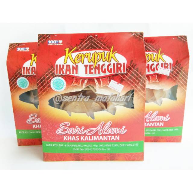 

kerupuk Ikan Tenggiri Sari Alami 250gram
