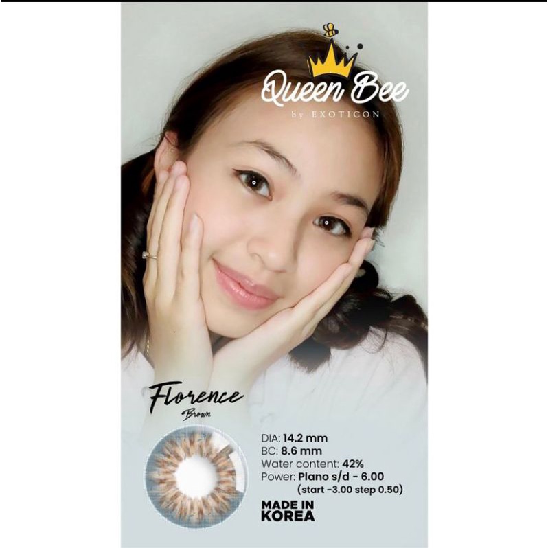 Softlens Queen bee by EXOTICON NORMAL only dia 14,2mm