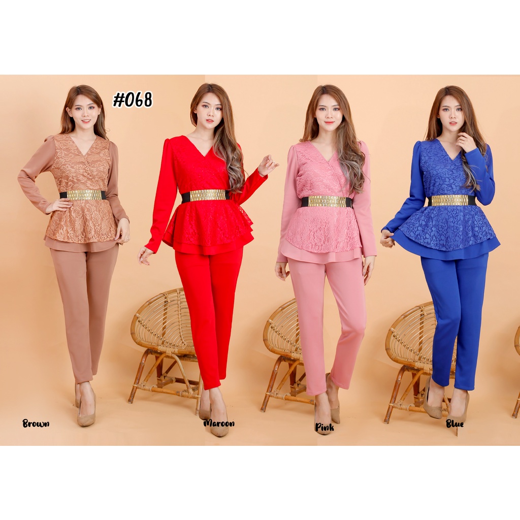 #068, STELAN BAHAN SCUBA POLOS FREE BELT