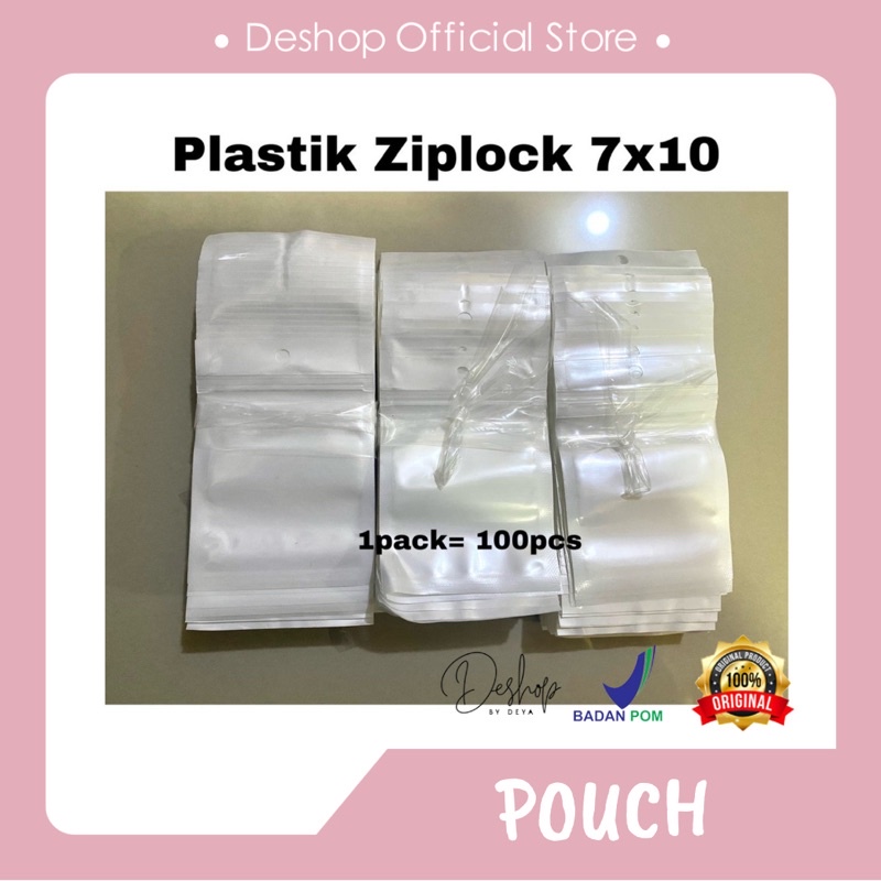 Plastik Ziplock 7x10 Grade A isi 100pcs