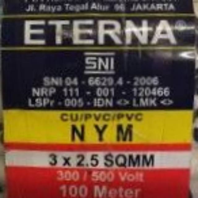 Eterna kabel nym 3x2.5