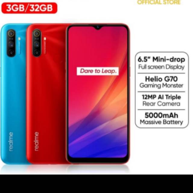 REALME C3 RAM 3 MEMORI 32 RESMI