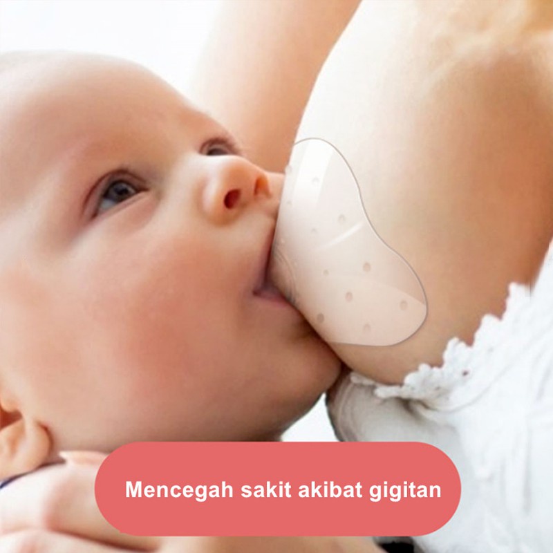 Pelindung Puting Bahan Silikon Untuk Menyusui / nipple shiled/breast pad/C 51