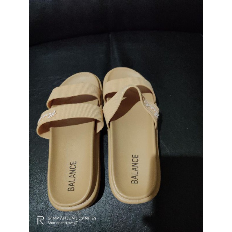 New BLC 840-1 Sandal Jelly Mola bacadeskripsi-Coklat Muda