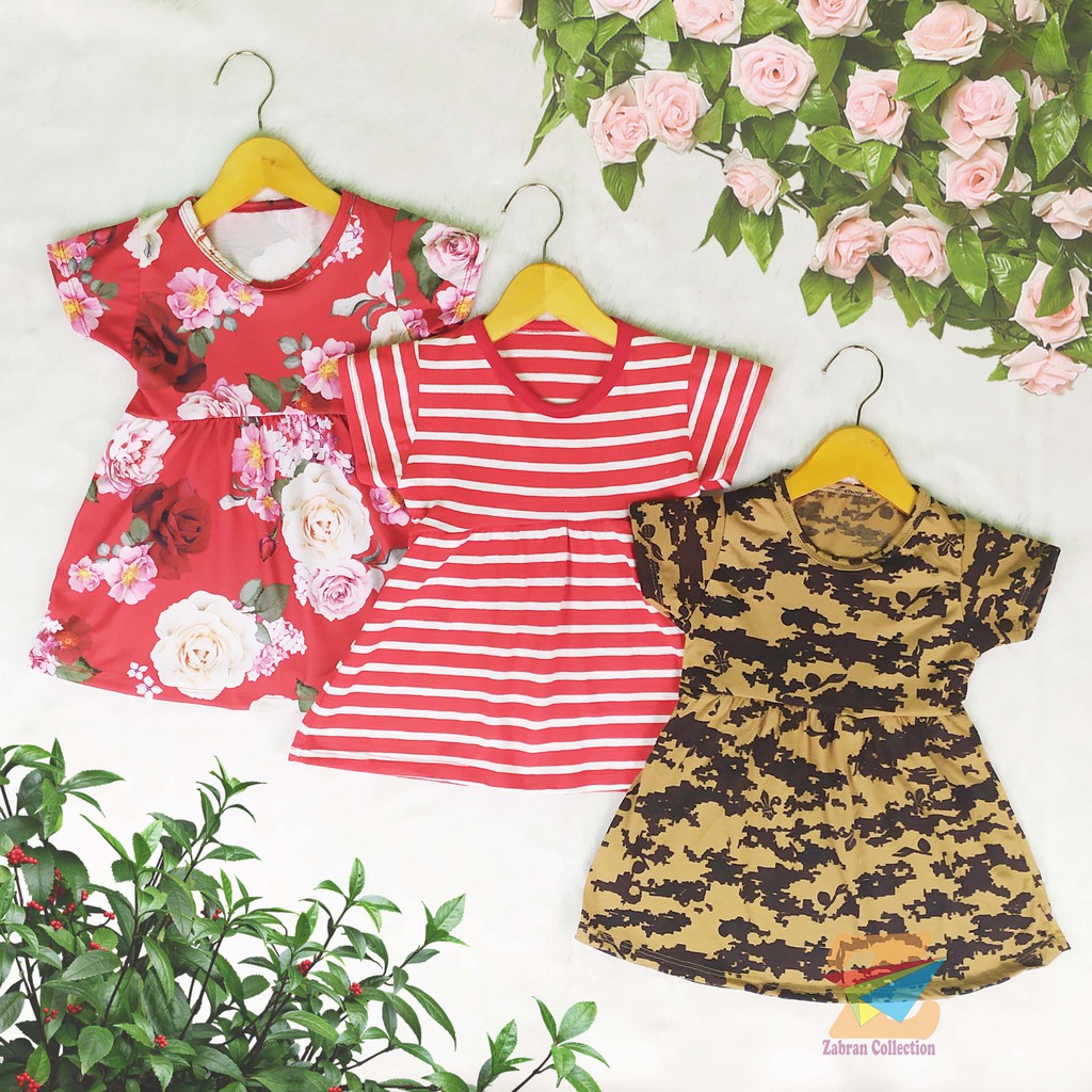 Dress Anak Marimar / Dress Ruffle Anak 1 Sampai 5 Tahun